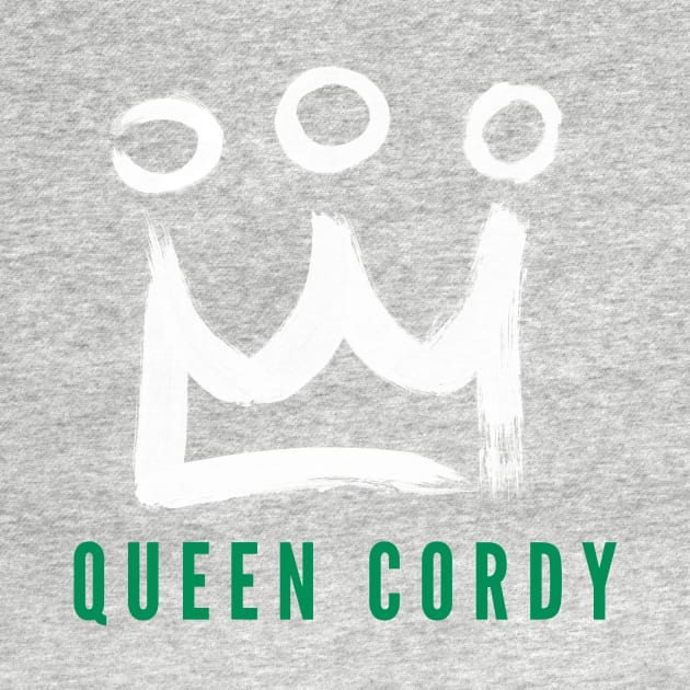 Queen Cordy Green Text Variant by Notebelow